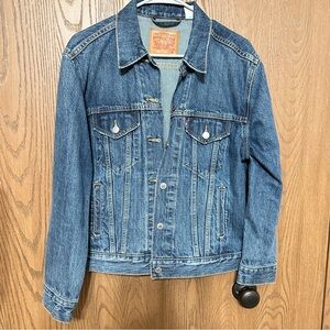 Levi’s Ex Boyfriend slouchy trucker Jean denim jacket women’s